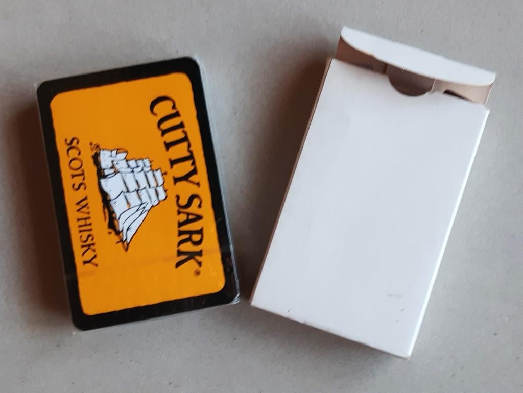 SPEELKAARTEN RECLAME CUTTY SARK SCOTS WHISKY, Ophalen of Verzenden, Speelkaart(en)