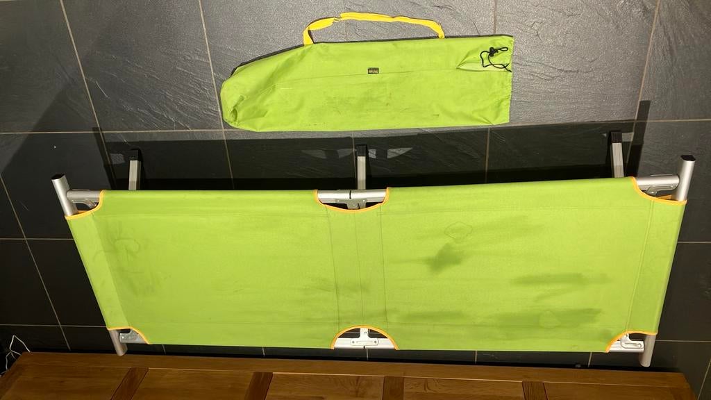 Lit de camp nature et decouverte, Caravanes & Camping, Enlèvement, Utilisé