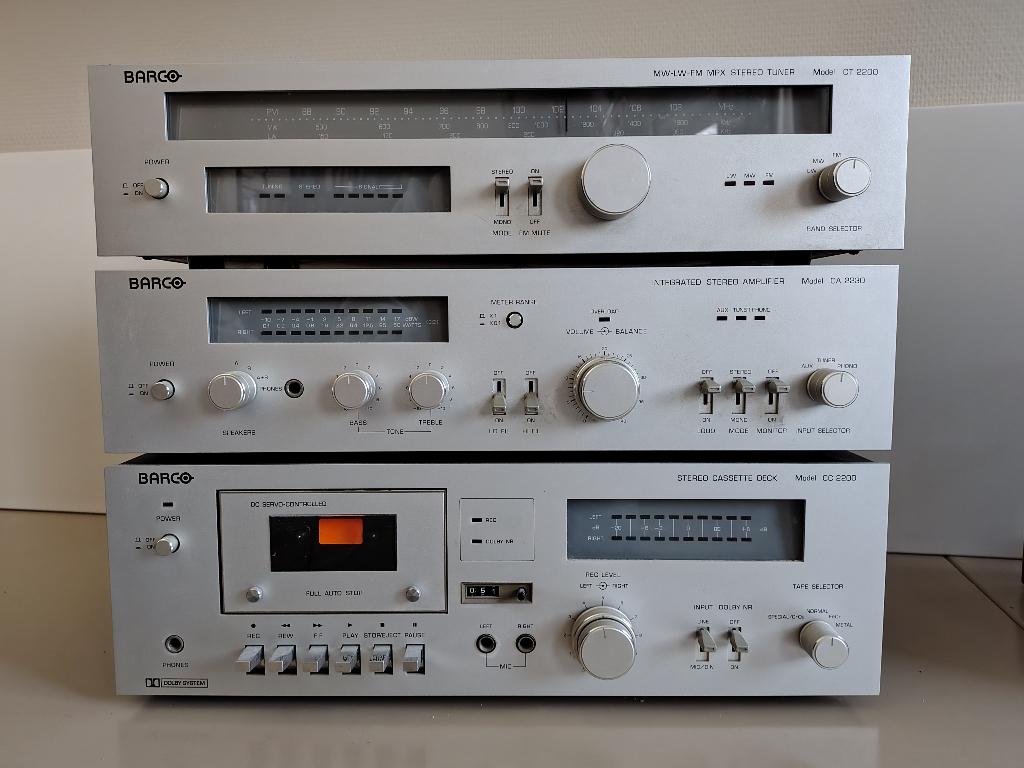 Barco stereo (Tuner, versterker en cassette deck), Ophalen, Overige merken