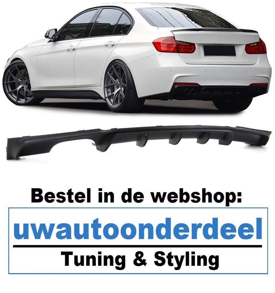 Diffuser Performance Voor Bmw 3 serie F30 M Pakket M3 Dubbel, Verzenden