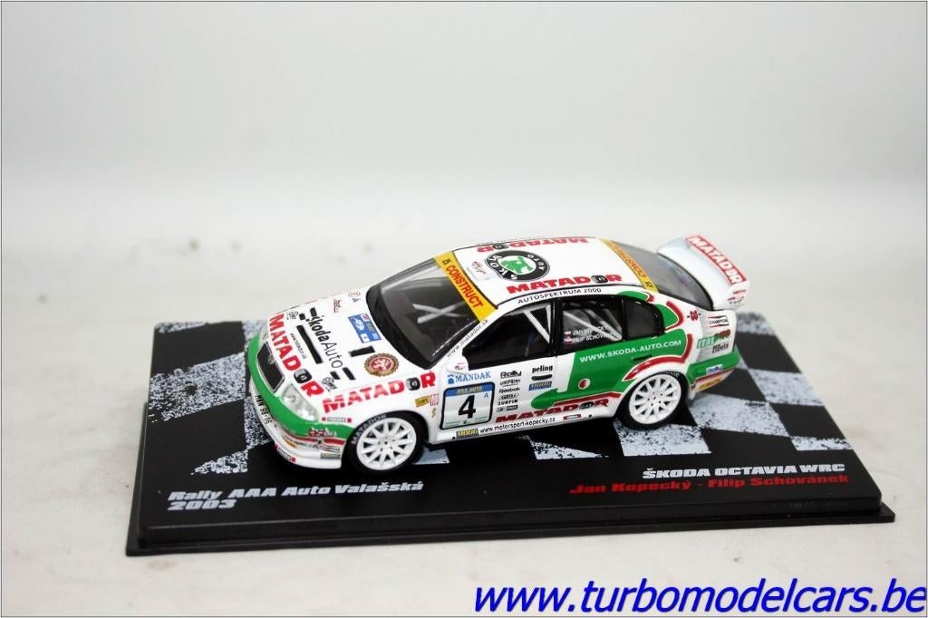Skoda Octavia WRC 2003 1/43 DeAgostini, Hobby en Vrije tijd, Modelauto's | 1:43, Nieuw, Auto, Overige merken, Ophalen of Verzenden