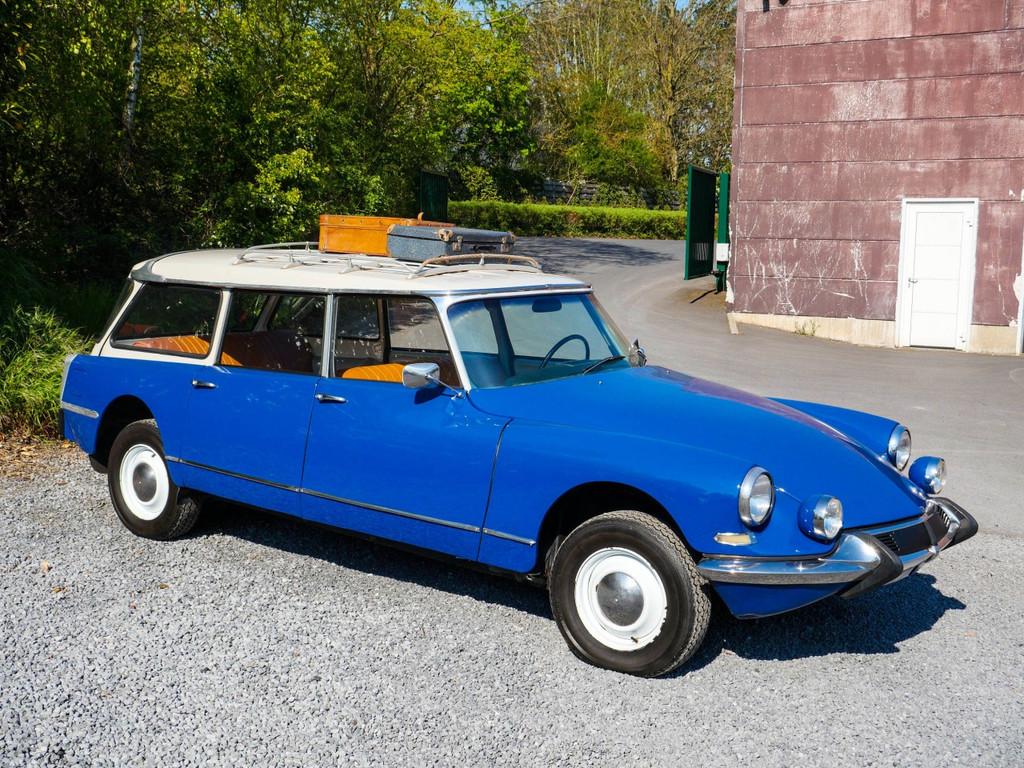 Citroën DS 19 FAMILIALE (bj 1967), Auto's, Oldtimers, Voorwielaandrijving, 4 deurs, Citroën, Blauw