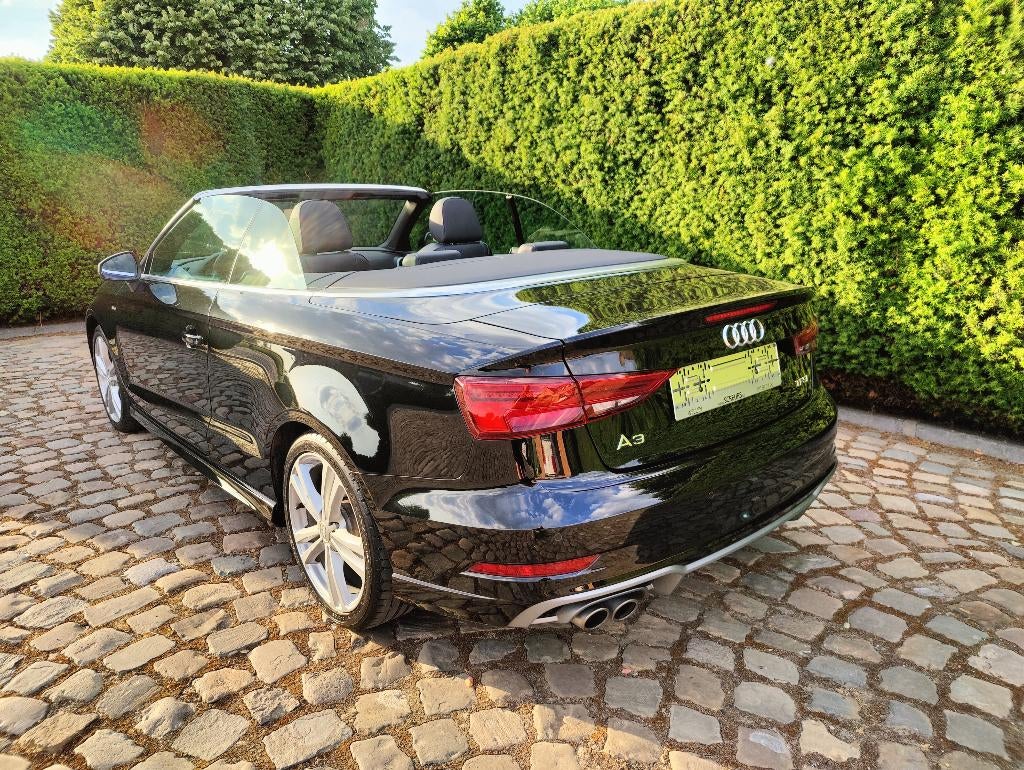 Audi A3 Cabriolet 1.5 TFSI ACT Sport S tronic S LINE, Auto's, Audi, 1498 cc, 4 cilinders, Cabriolet, Alcantara
