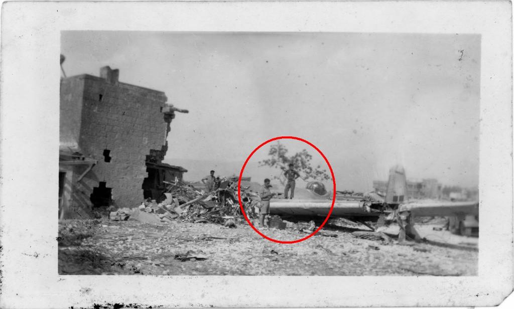 orig. foto - vliegtuig Vickers Warwick RAF - Pomigliano WO2, Verzenden, Luchtmacht, Foto of Poster