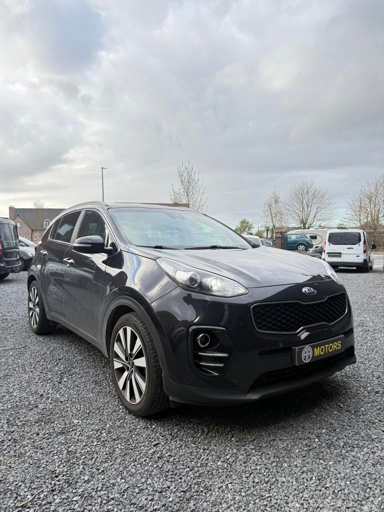Kia Sportage 1.7 CRDi – Automaat – 2017 – 218.000 km, Auto's, 4 cilinders, 0 kg, Zwart, Leder