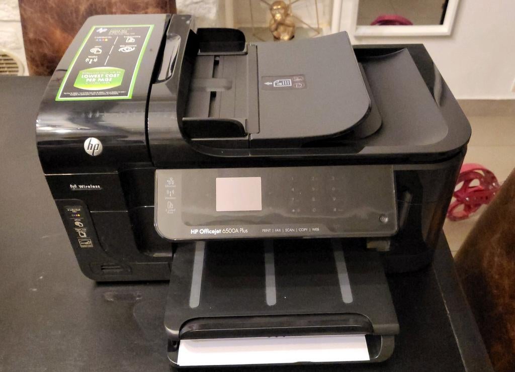 Printer OFFICEJET 6500A PLUS all in one 5-1 beijna nieuw is, Computers en Software, Printers, Ophalen, Printer