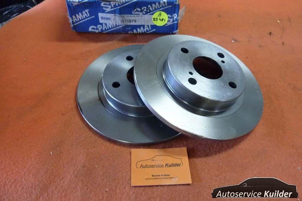 Remschijven achterzijde Toyota corolla e8 1,6gt  e9 1,6gti x, Neuf, -, Toyota, -