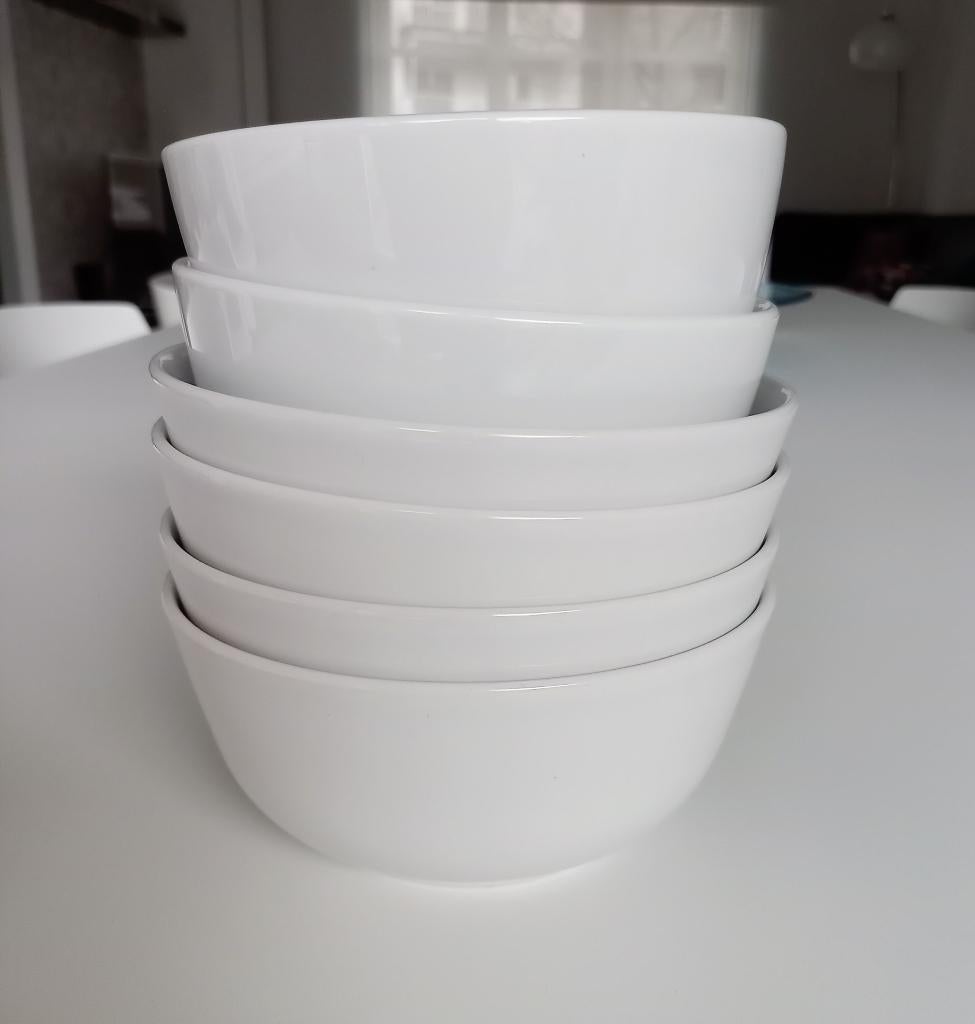 SET VAN 6 SOEP-ONTBIJTKOMMEN, Huis en Inrichting, Ophalen of Verzenden, Gebruikt, Porselein, Kom(men)