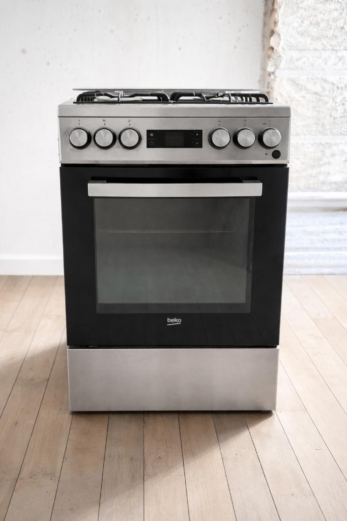 Gazinière, Ophalen, 60 cm of meer, 4 kookzones, Zo goed als nieuw