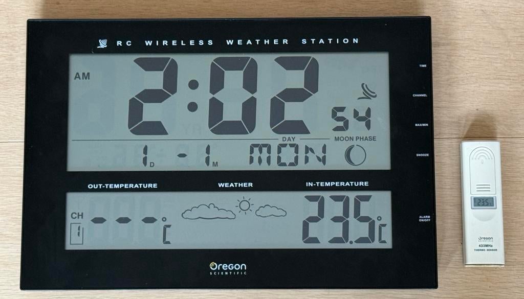 Station météo sans fil radio-contrôlée, Enlèvement ou Envoi, Utilisé, Station météo