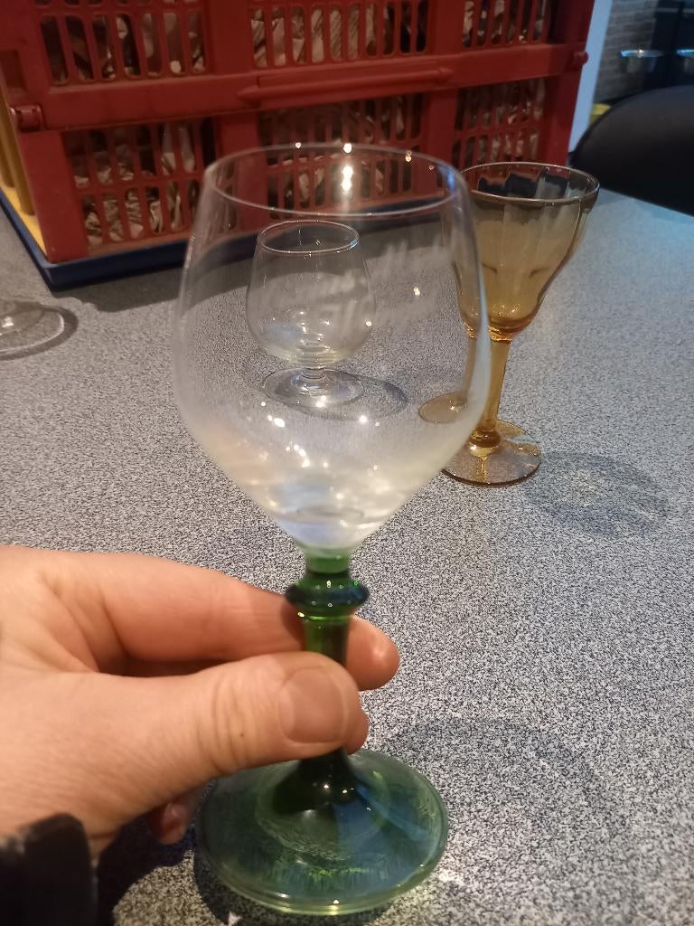 glazen om uw servies aan te vullen, Huis en Inrichting, Keuken | Servies, Ophalen of Verzenden, Gebruikt, Glas, Glas of Glazen