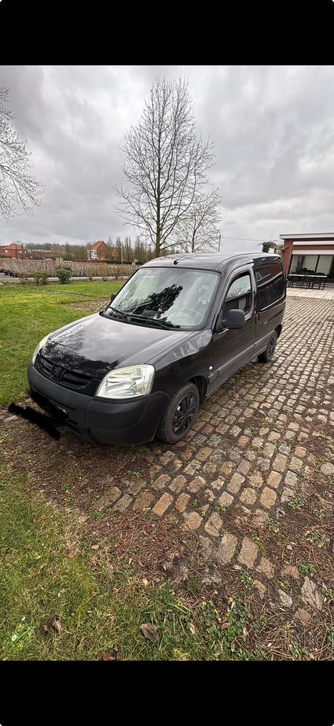 Peugeot partner 2004 diesel ruilen tegen zitmaaier, Autos, Achat, 2 places, Boîte manuelle, Noir