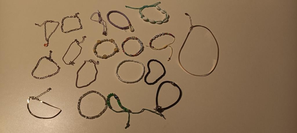 Armbandjes en ketting samen voor 6,35 euro, Ophalen of Verzenden