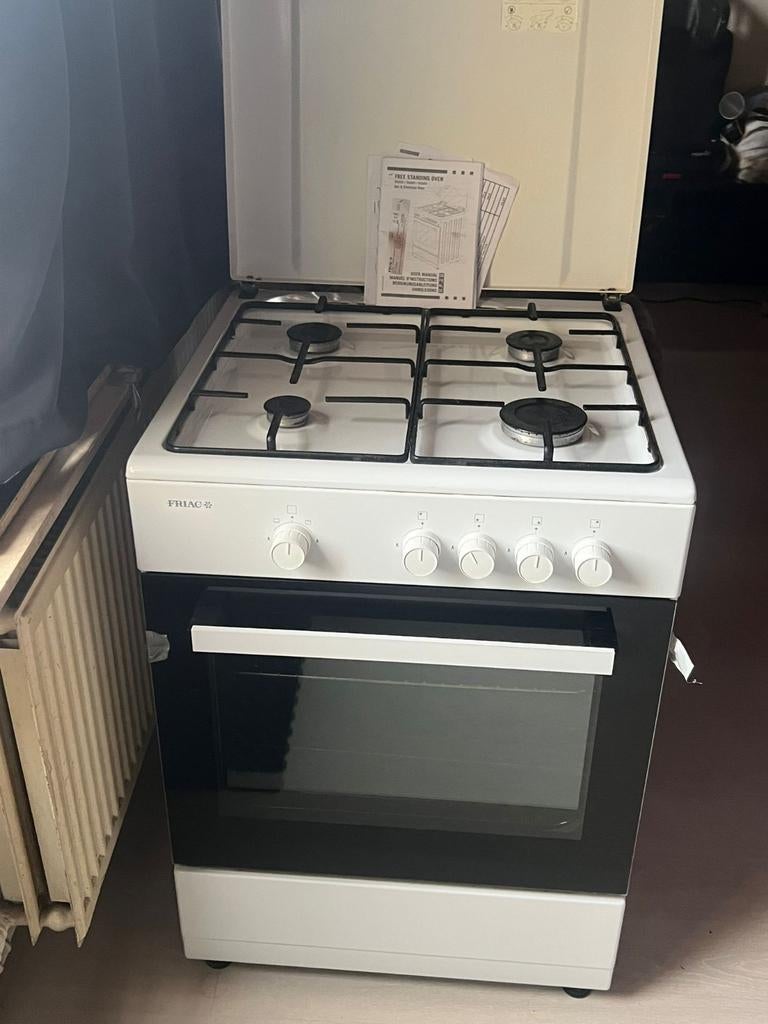 Gasvuur met oven, Ophalen