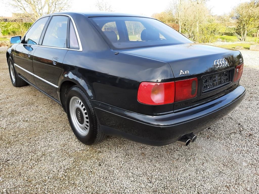 Audi A8 4,2 cm³ Quattro jaar 1995 oldtimer uitgerust met LPG, Auto's, Automaat, 4 deurs, 4200 cc, Leder