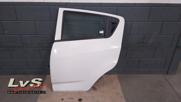 Portier 4Deurs links-achter van een Chevrolet Spark (GAZ), Gebruikt, Deur, -, Ophalen of Verzenden