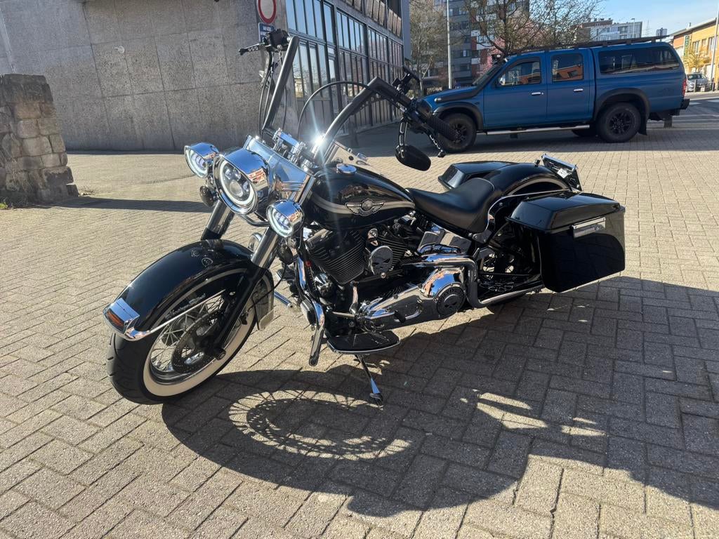 Harley-Davidson Softail Héritage 100iem Anniversaire de 2003, Permis Moto A, Chopper, 2 cylindres, Particulier