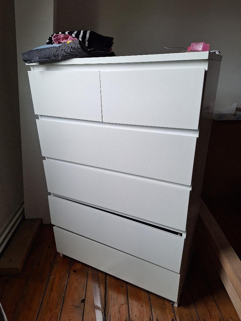 Commode ikea malm, Maison & Meubles, Armoires | Commodes, Enlèvement, Utilisé
