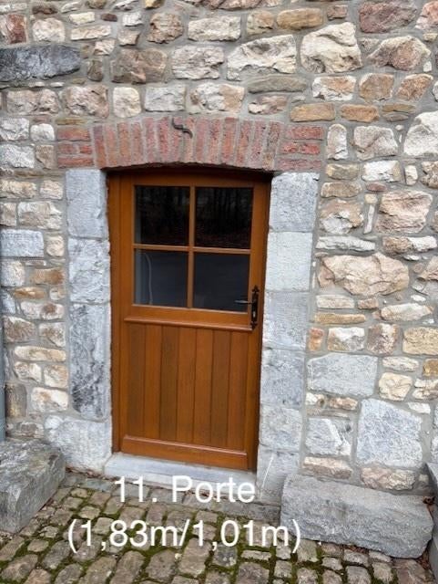 Porte (meranti), Doe-het-zelf en Bouw, Raamkozijnen en Schuifdeuren, Gebruikt, Raamkozijn, 150 tot 225 cm, Inclusief glas