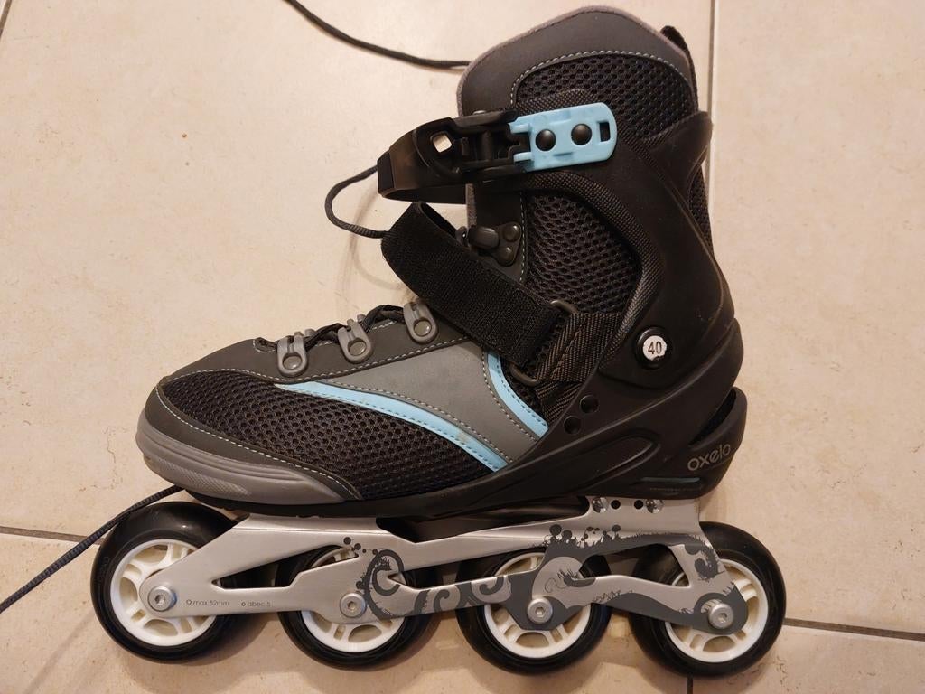 Inline skates oxelo 40 dames, Sport en Fitness, Skeelers, Ophalen, Zo goed als nieuw, Inline skates 4 wielen, Dames