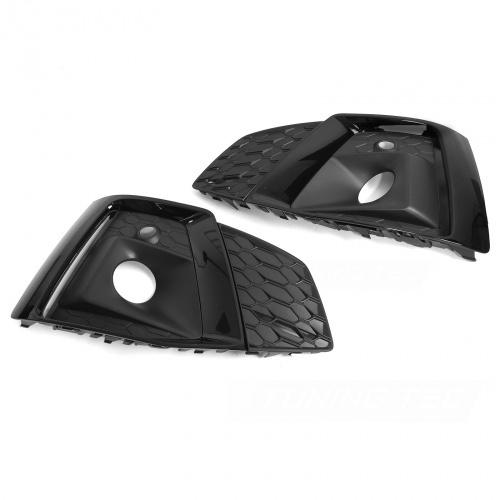 Cache antibrouillard noir brillant POUR  Audi A5 F5 19-23, Enlèvement