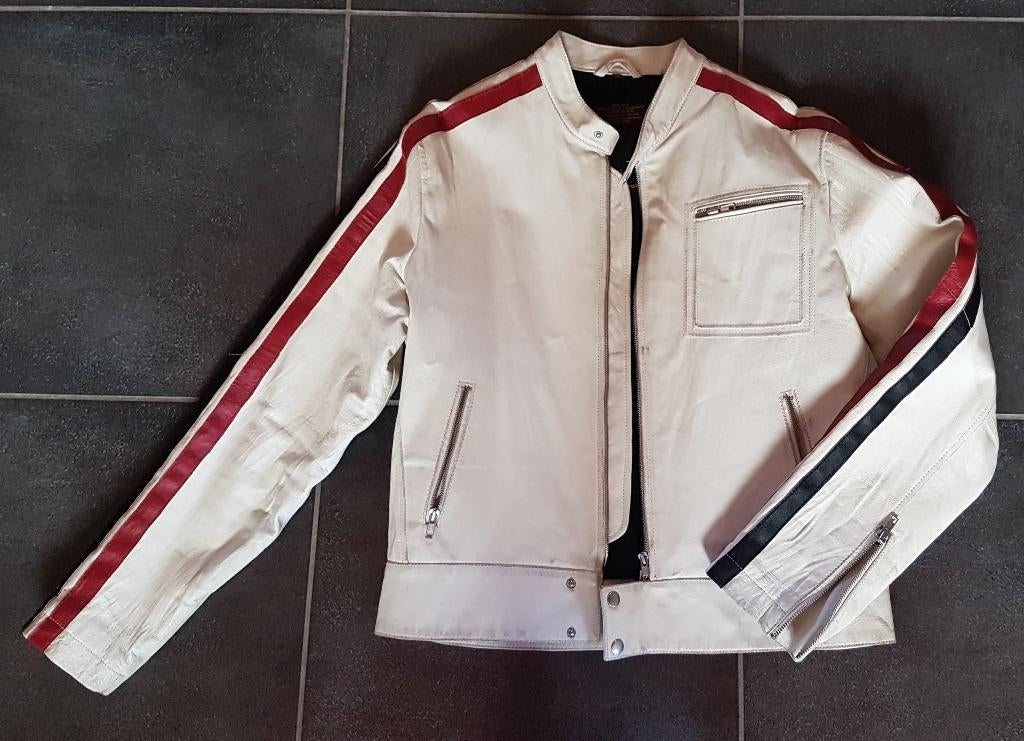 Veste blouson perfecto cuir TERAMO taille L, Vêtements | Hommes, Enlèvement ou Envoi, Porté, Taille 52/54 (L), Autres couleurs