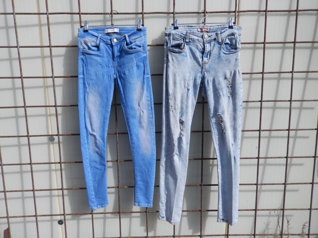 2 stretch jeans, Kleding | Dames, Spijkerbroeken en Jeans, Gedragen, Blauw, Ophalen of Verzenden