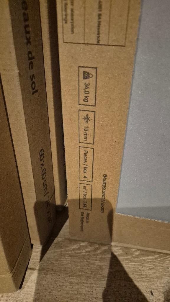 motto by mosa vloertegel licht grijs, Doe-het-zelf en Bouw, Tegels, Ophalen, 40 tot 60 cm, 40 tot 60 cm, Keramiek