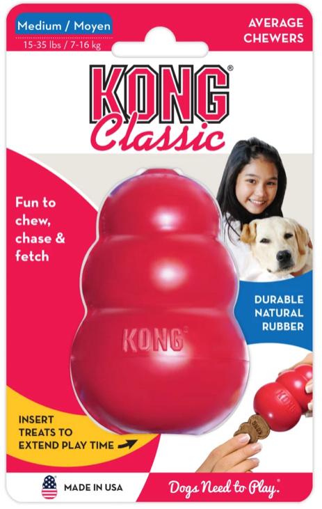 KONG Classic M, Dieren en Toebehoren, Hondenspeelgoed, Nieuw, Kauwspeelgoed, Ophalen of Verzenden