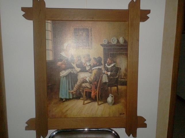 KADER " TAUBER ", Antiquités & Art, Art | Peinture | Classique, Enlèvement