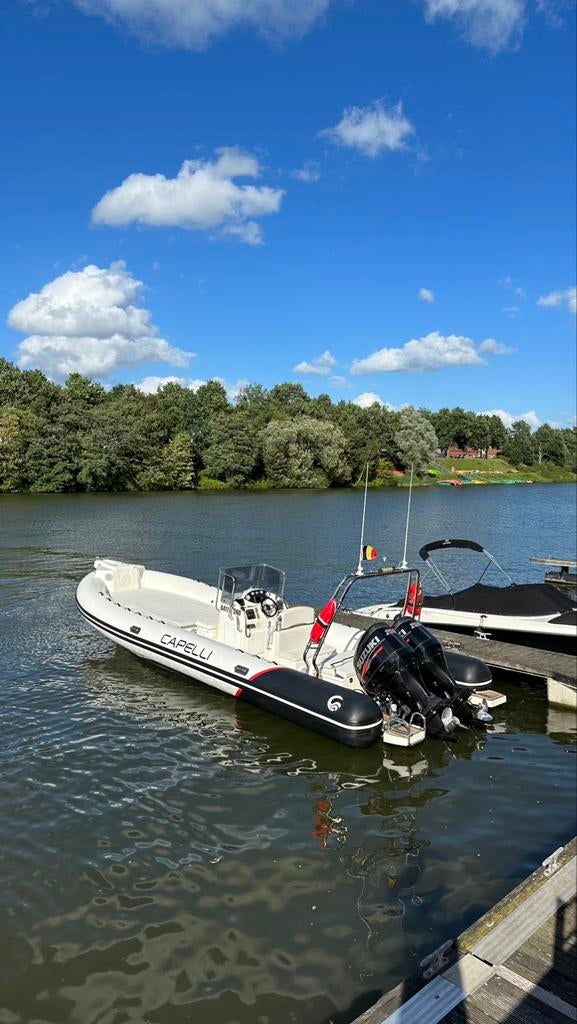 Capelli 900 sun  2017.    2x250 pk, Watersport en Boten, Rubberboten, Zo goed als nieuw, 200 pk of meer, Benzine, Ophalen