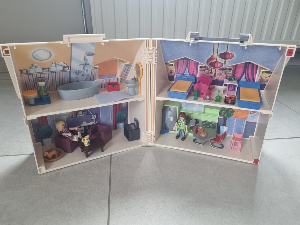 Playmobil maison transportable dollhouse, Enlèvement, Comme neuf, Accessoires