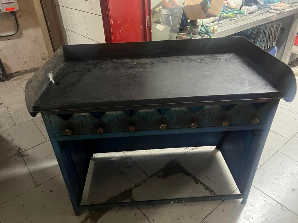 Plancha au gaz, Ophalen, Gebruikt