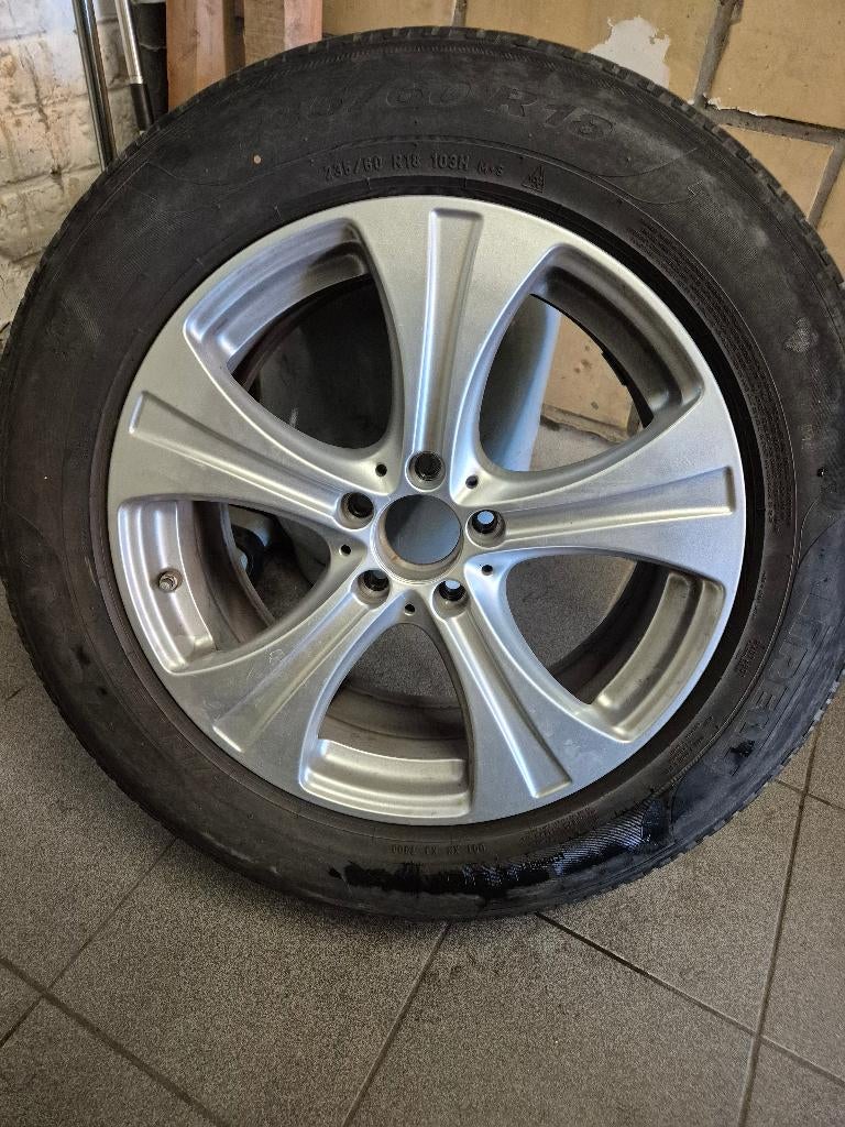 Velgen mercedes met velgenboom en tmps sensoren, Auto-onderdelen, Ophalen, 18 inch, Gebruikt, Velg(en)