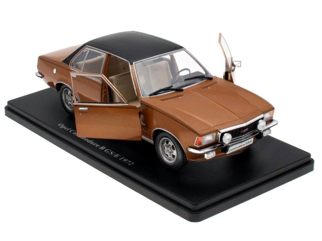 Opel Commodore B GS/E 1972, bruin (1:24) #266063, Ophalen of Verzenden, Zo goed als nieuw, Auto, Overige merken