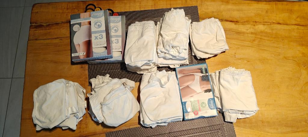 Sloggi slips 40 stuks verzending inbegrepen, ANDERE, Envoi, Blanc, Slip
