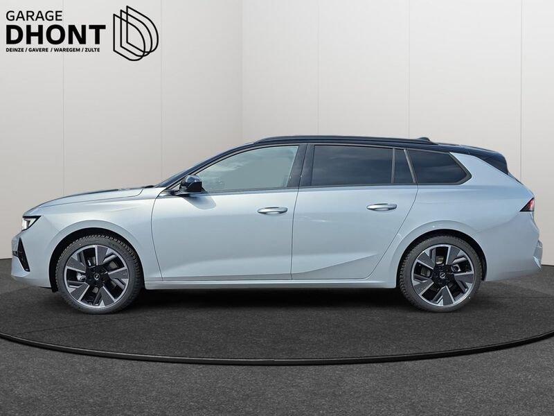 Opel Astra Sports Tourer GS Electric - 54kWh - 156PK, Auto's, 413 km, Zwart, Alcantara, 156 pk