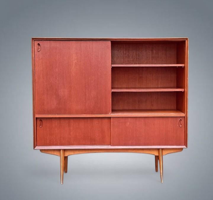 Dressoir Vintage Highboard Bar Oswald Vermaercke V-vorm, Ophalen