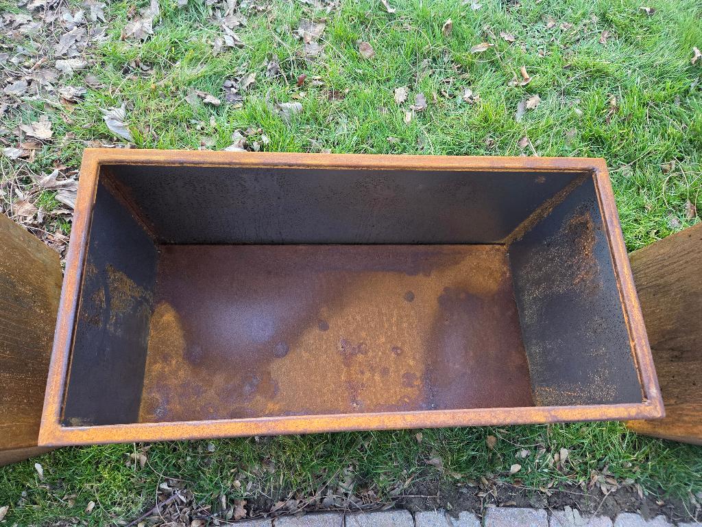 Bacs à fleur acier corten, Jardin & Terrasse, Bacs à fleurs & Jardinières, Neuf, 30 à 60 cm, Enlèvement, Intérieur