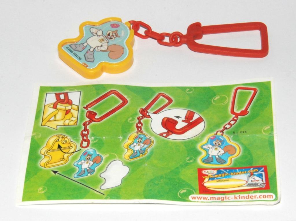 S-211 uit de Spongebob serie - Spongebob 2005 + Bpz, Ophalen of Verzenden, Zo goed als nieuw, Hardplasticfiguren