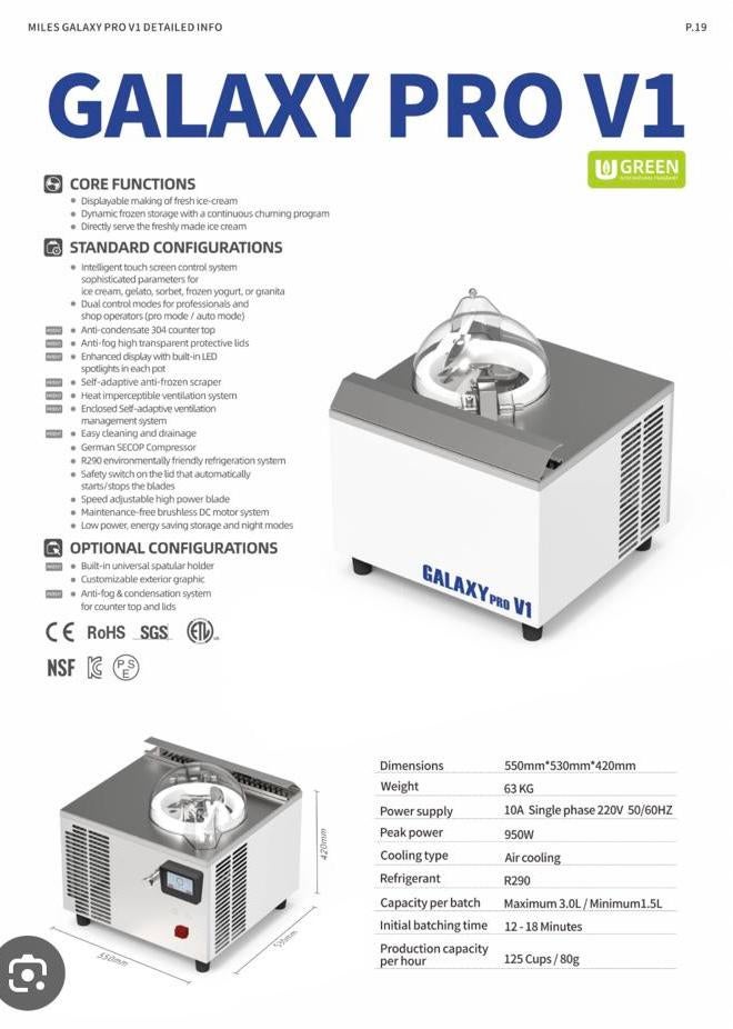 Professionele ijsmachine, Elektronische apparatuur, Ophalen, Zo goed als nieuw