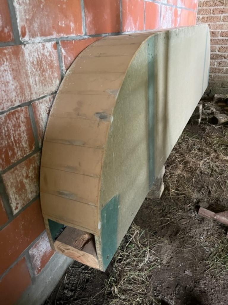 Metsboog garagepoort, Ophalen, Gebruikt