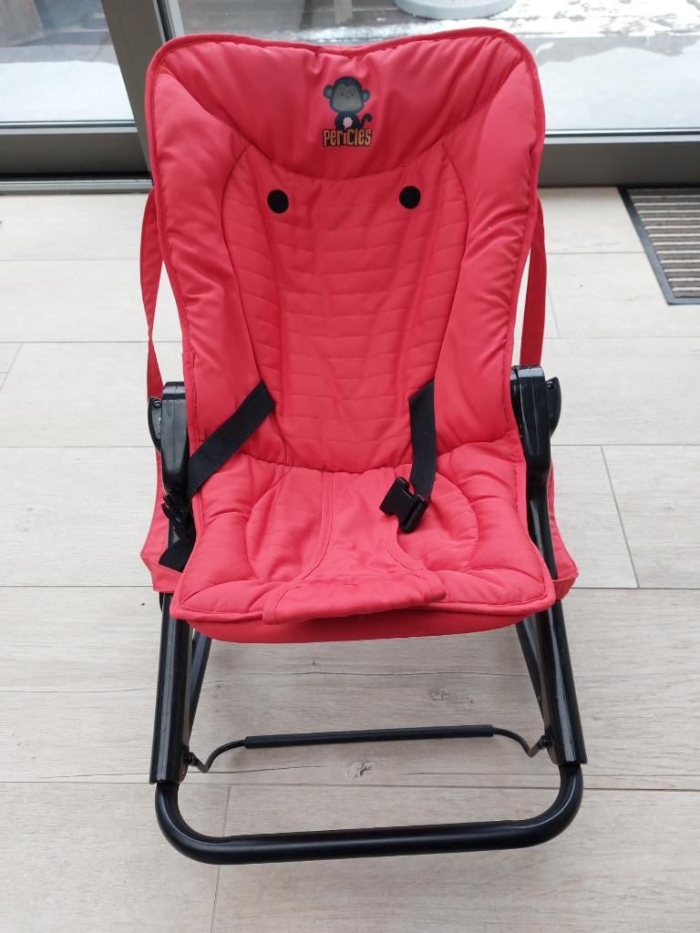 baby relax, Pericles, rood, Kinderen en Baby's, Wipstoeltjes, Gebruikt, Wipstoel, Met gordel(s) of riempje(s), Ophalen