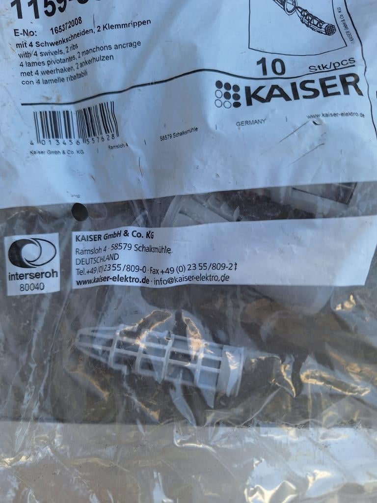 Pluggen crepi 30 stuks, Ophalen