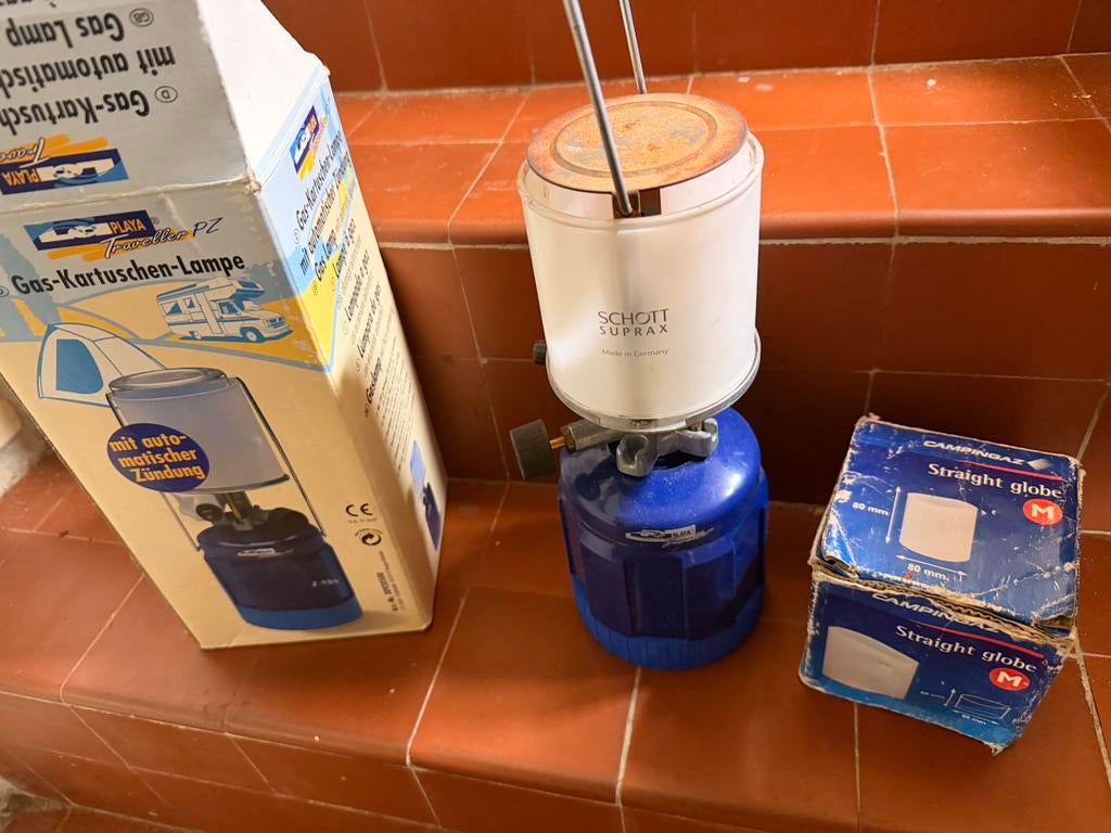 Campingsgaslamp, Ophalen of Verzenden