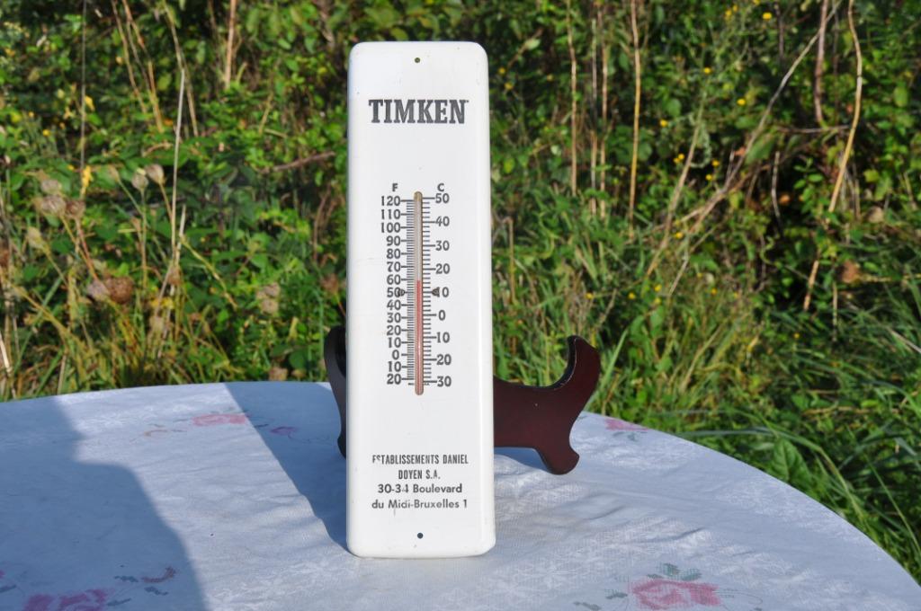 thermomètre publicitaire en metal, Collections, Enlèvement ou Envoi, Utilisé, Autres types