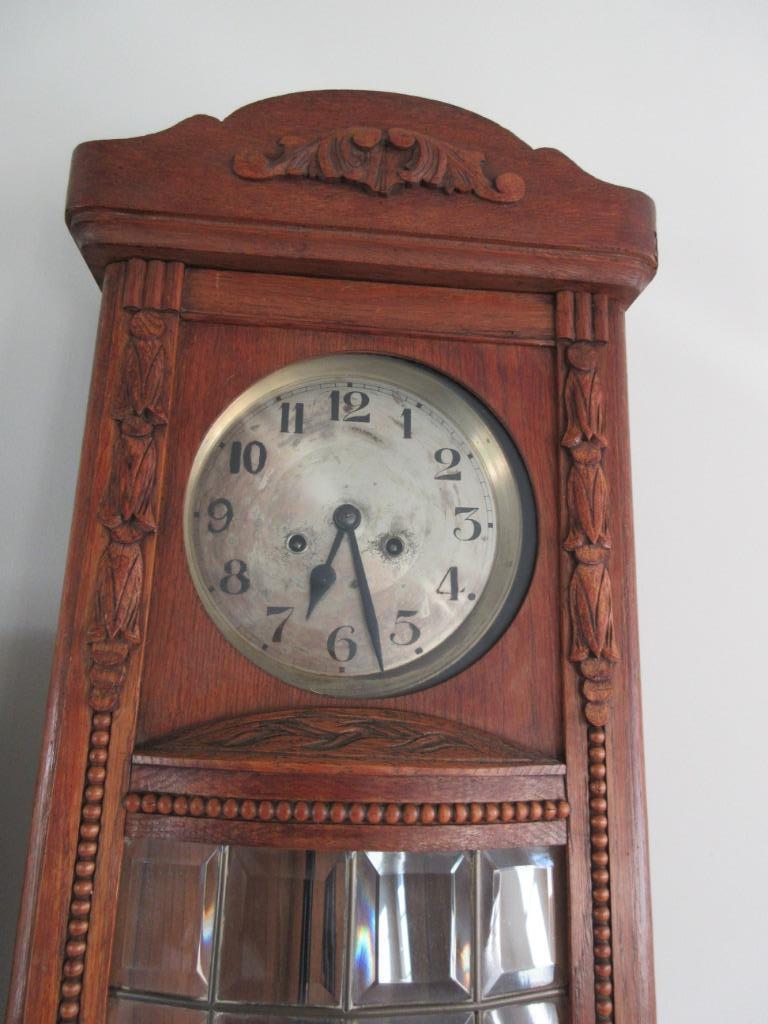 ancienne horloge murale régulateur, Antiquités & Art, Antiquités | Horloges, Enlèvement