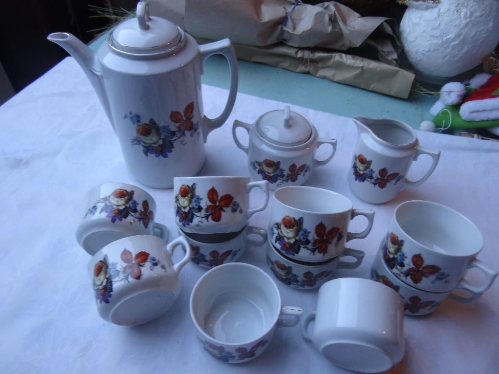 Vintage koffieservies, Enlèvement