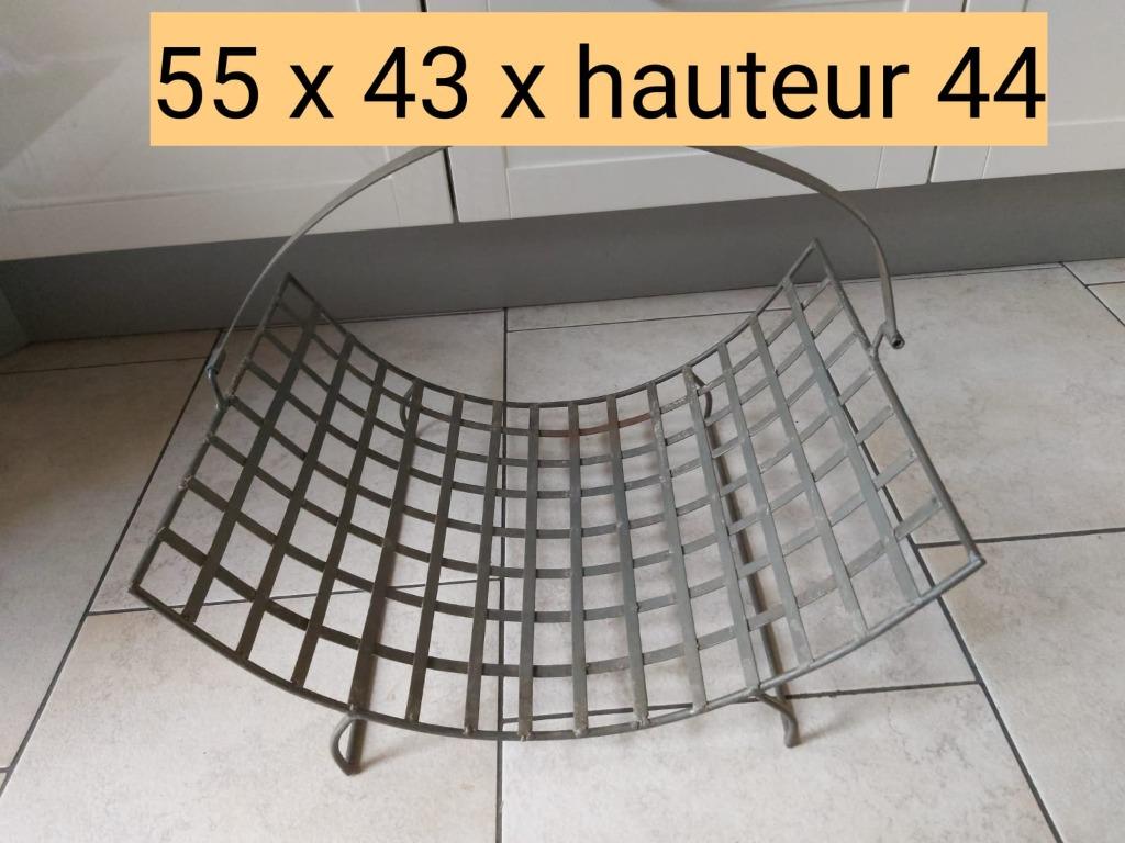 Panier métal (porte revues, bûches ....), Maison & Meubles, Accessoires pour la Maison | Plataux & Paniers, Enlèvement, Panier