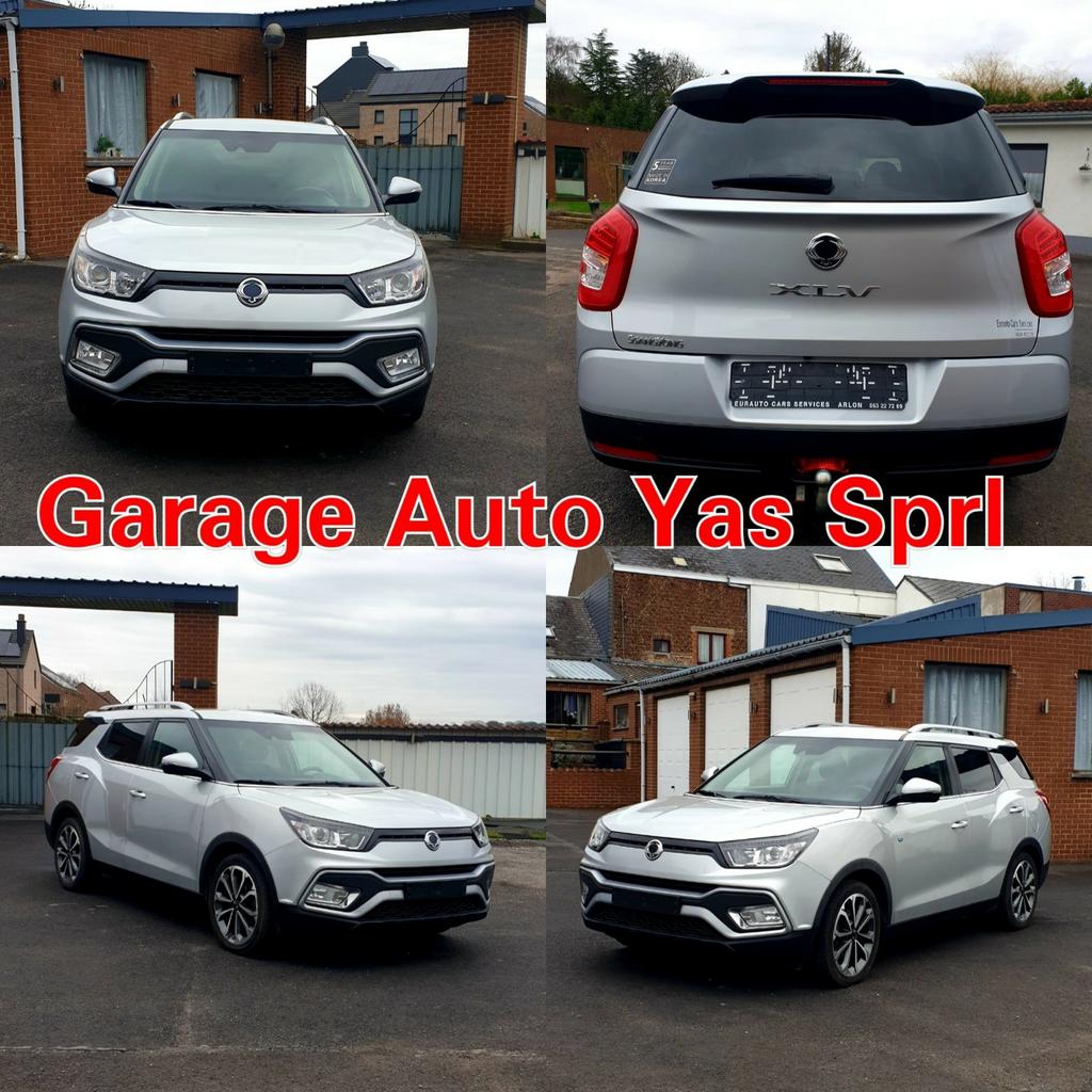Ssang Yong XLV 1.6 Diesel 2017 EURO 6b. Avec 98.189 Km Réel, Autos, 121 g/km, Argent ou Gris, Achat, Euro 6